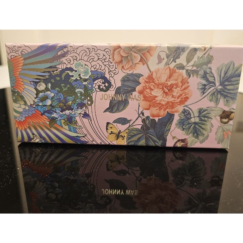 Johnny Was Floral Butterfly Bright‎ 2 Pc Sunglass Box, Multicolor - BOX ONLY